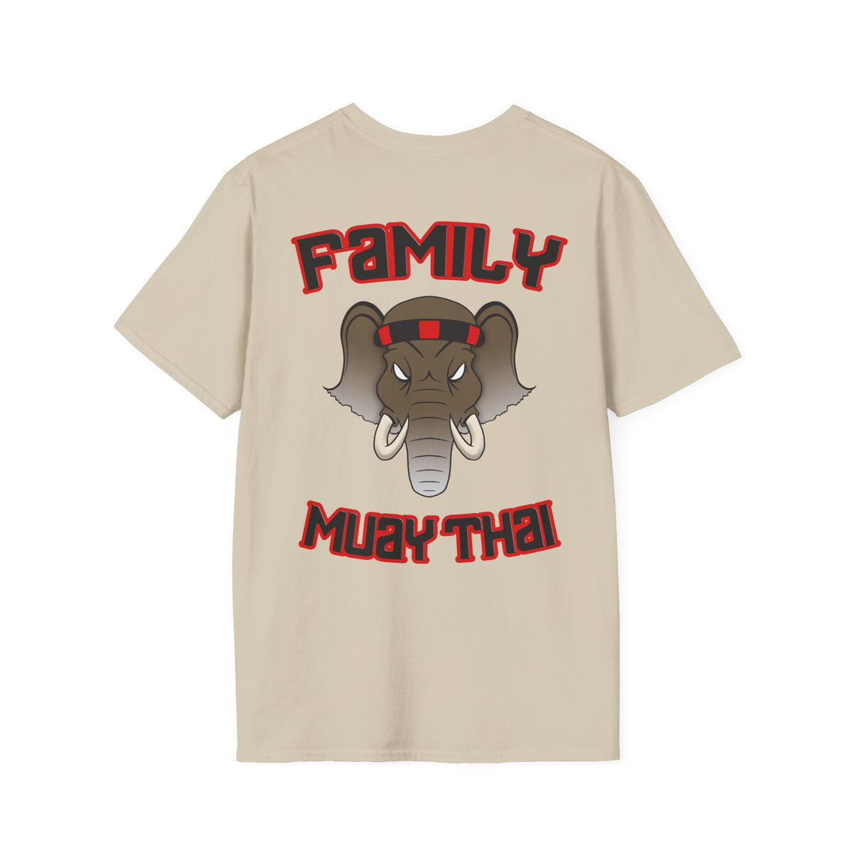 T-Shirt Éléphant Tribal – Motif Poche Discret | Family Muay Thai