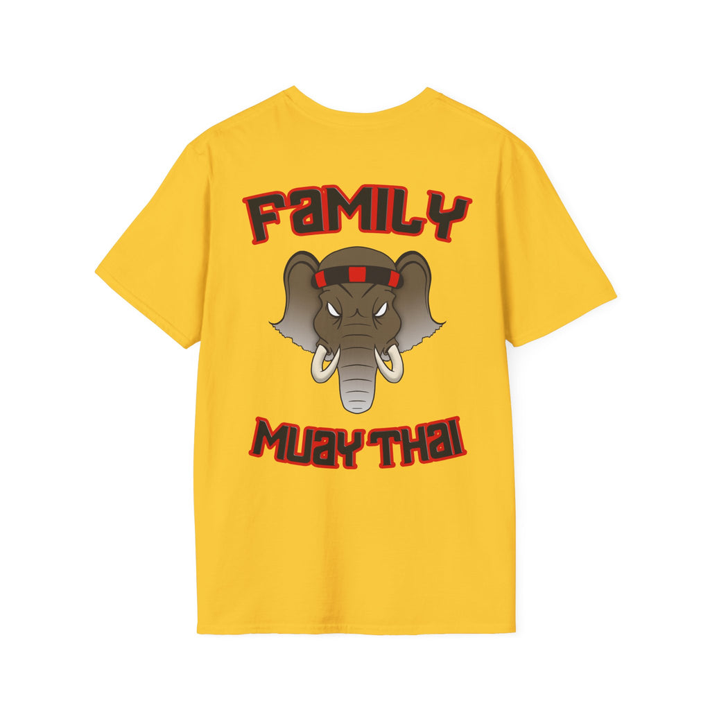 T-Shirt Éléphant Tribal – Motif Poche Discret | Family Muay Thai