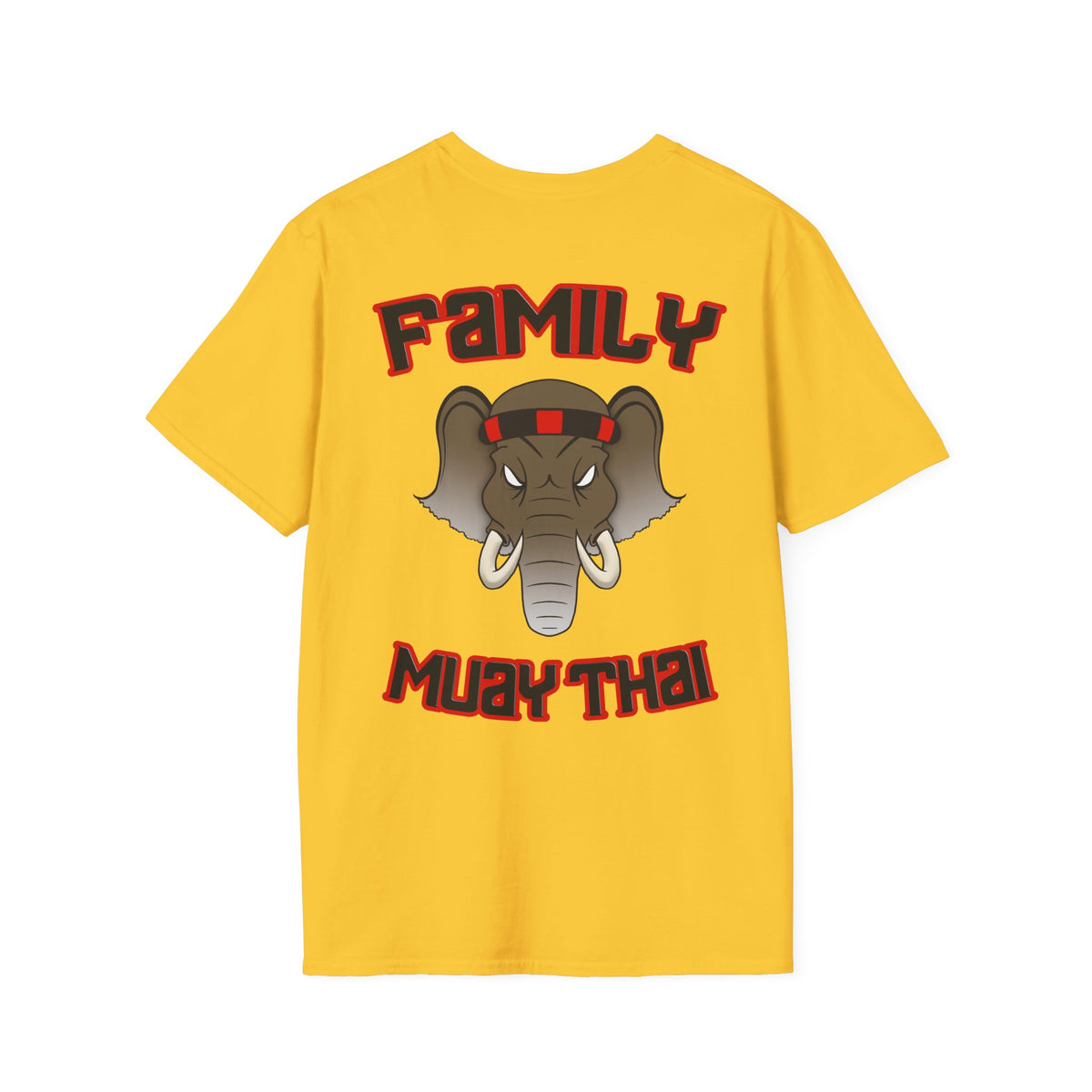 T-Shirt Éléphant Tribal – Motif Poche Discret | Family Muay Thai