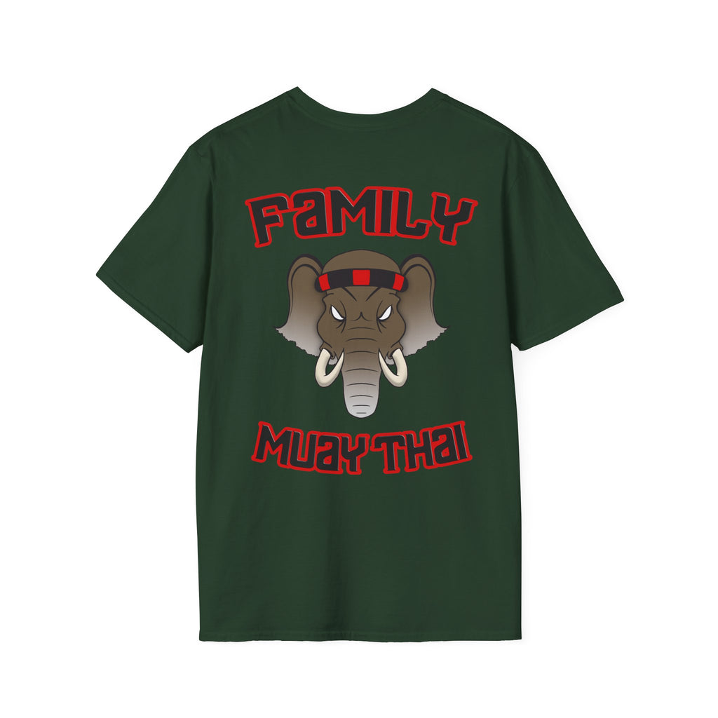 T-Shirt Éléphant Tribal – Motif Poche Discret | Family Muay Thai