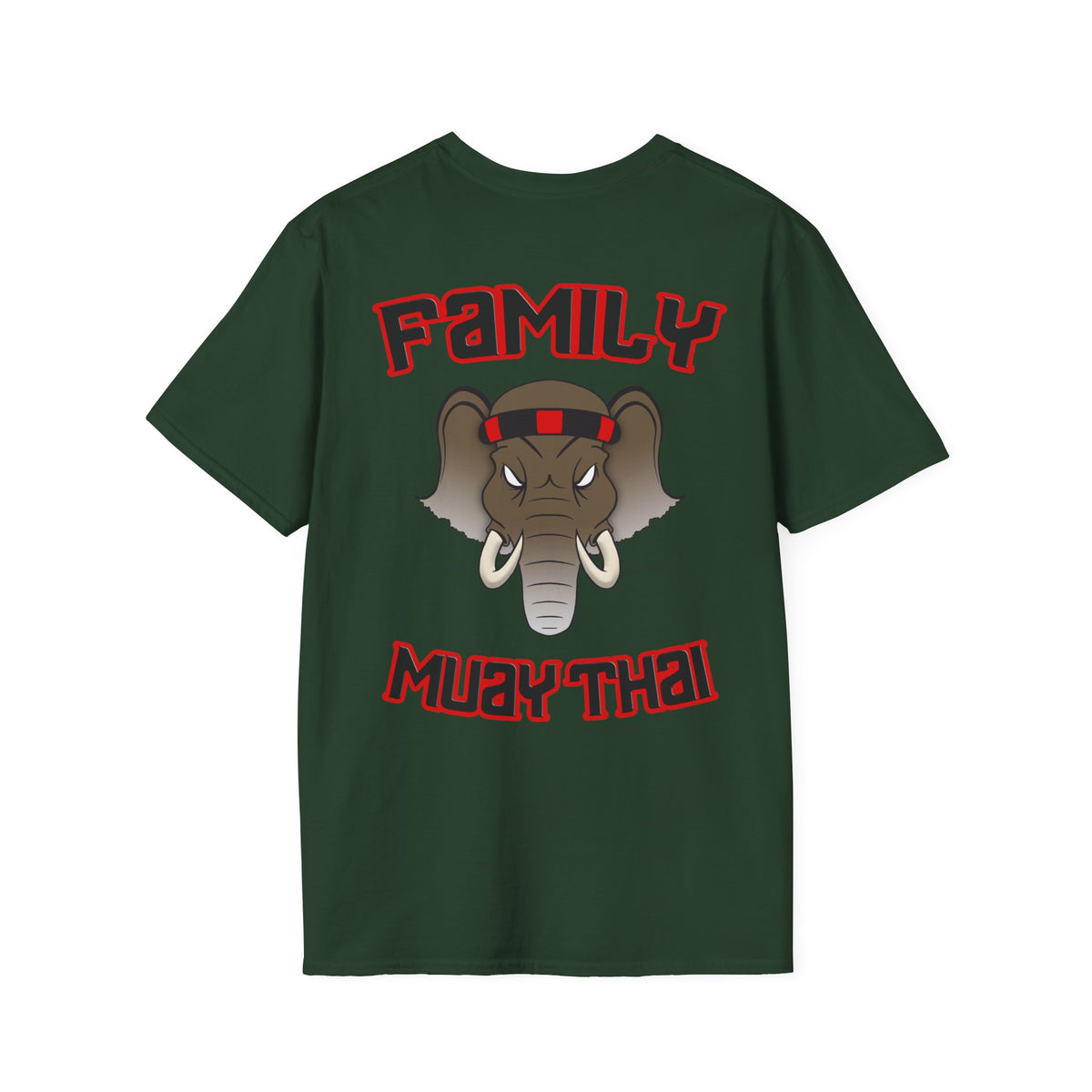 T-Shirt Éléphant Tribal – Motif Poche Discret | Family Muay Thai