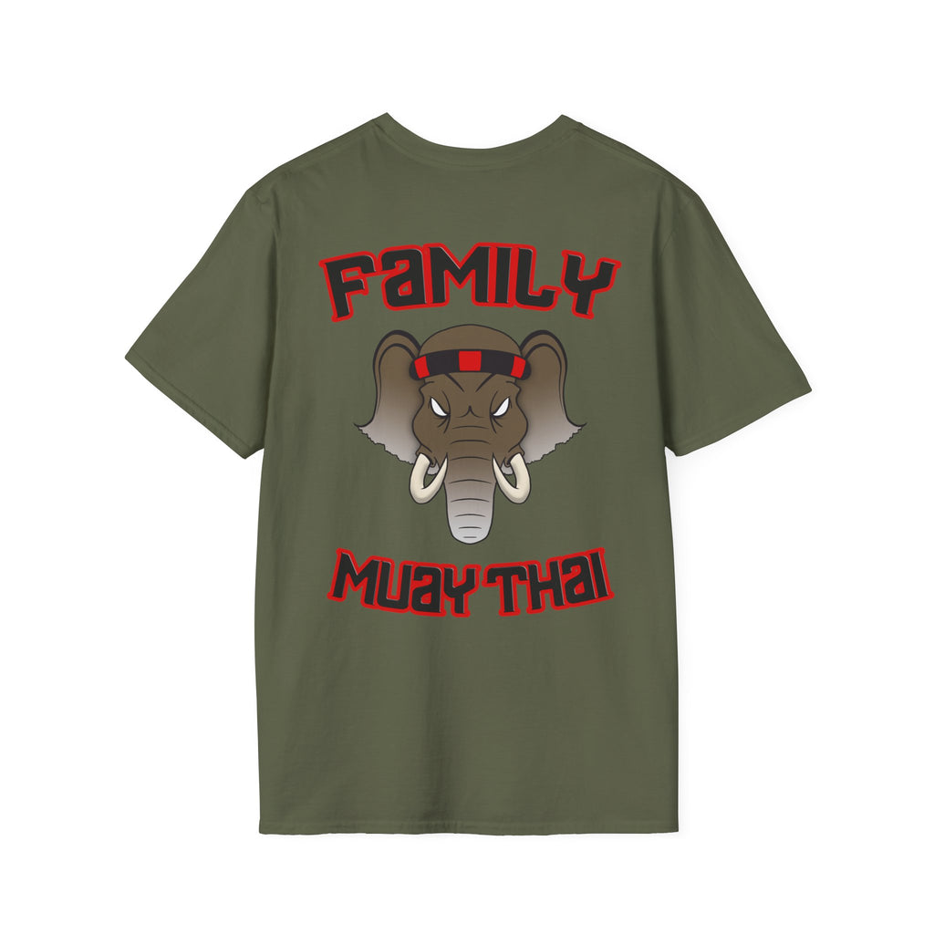 T-Shirt Éléphant Tribal – Motif Poche Discret | Family Muay Thai