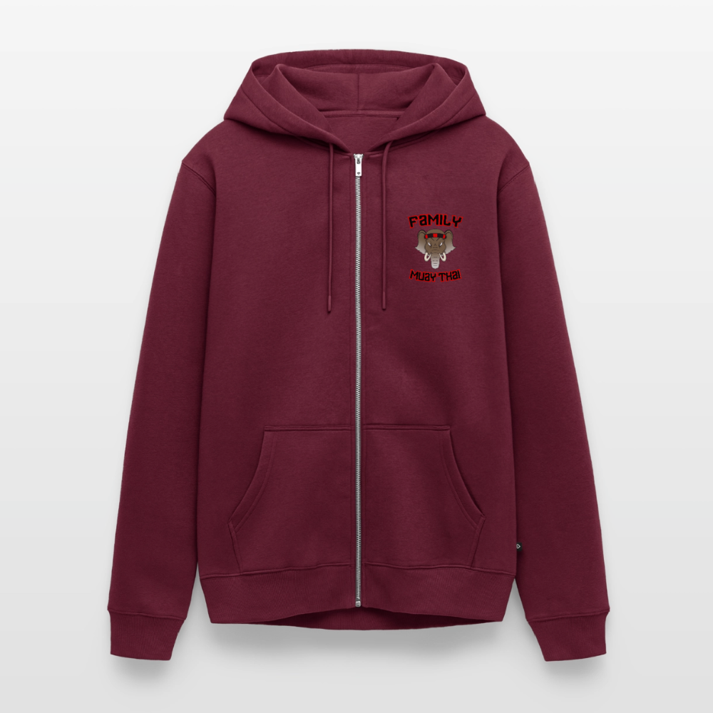 Veste à capuche Premium Homme - bourgogne