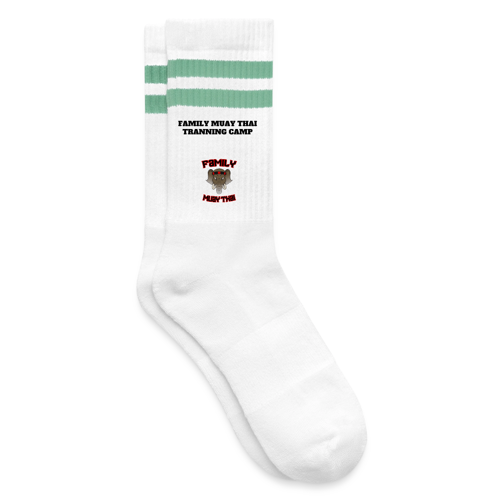 Chaussettes de tennis - blanc/menthe