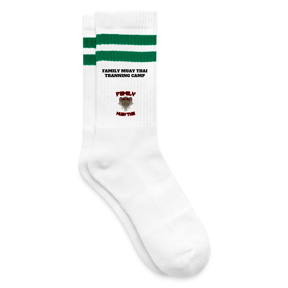 Chaussettes de tennis - blanc/vert