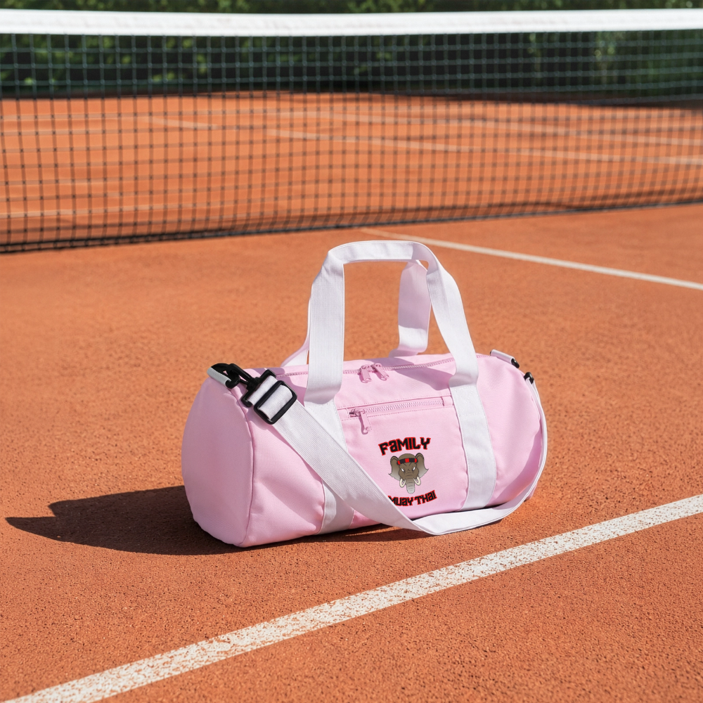 Sac de sport recyclé - rose/blanc