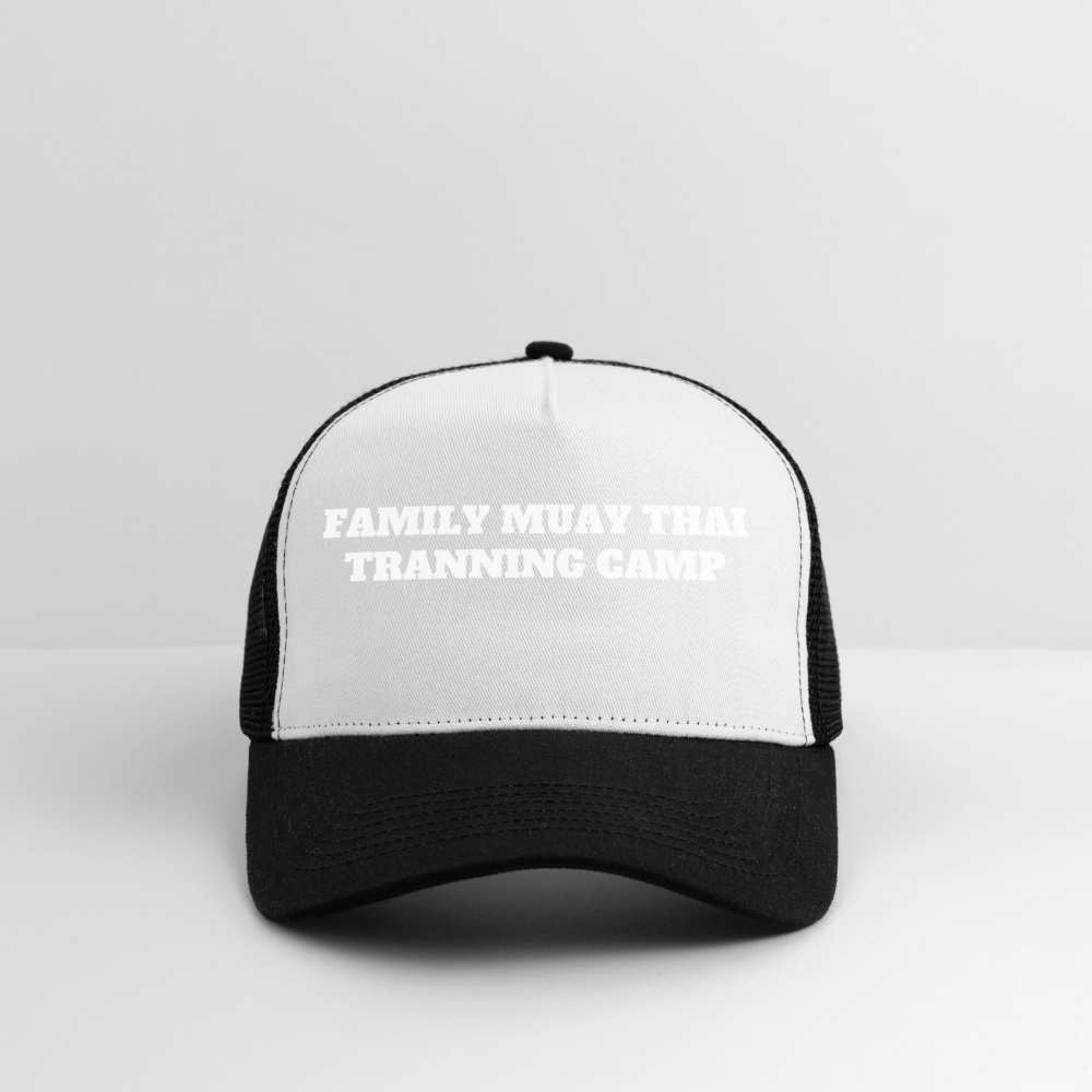 Trucker Cap - blanc/noir