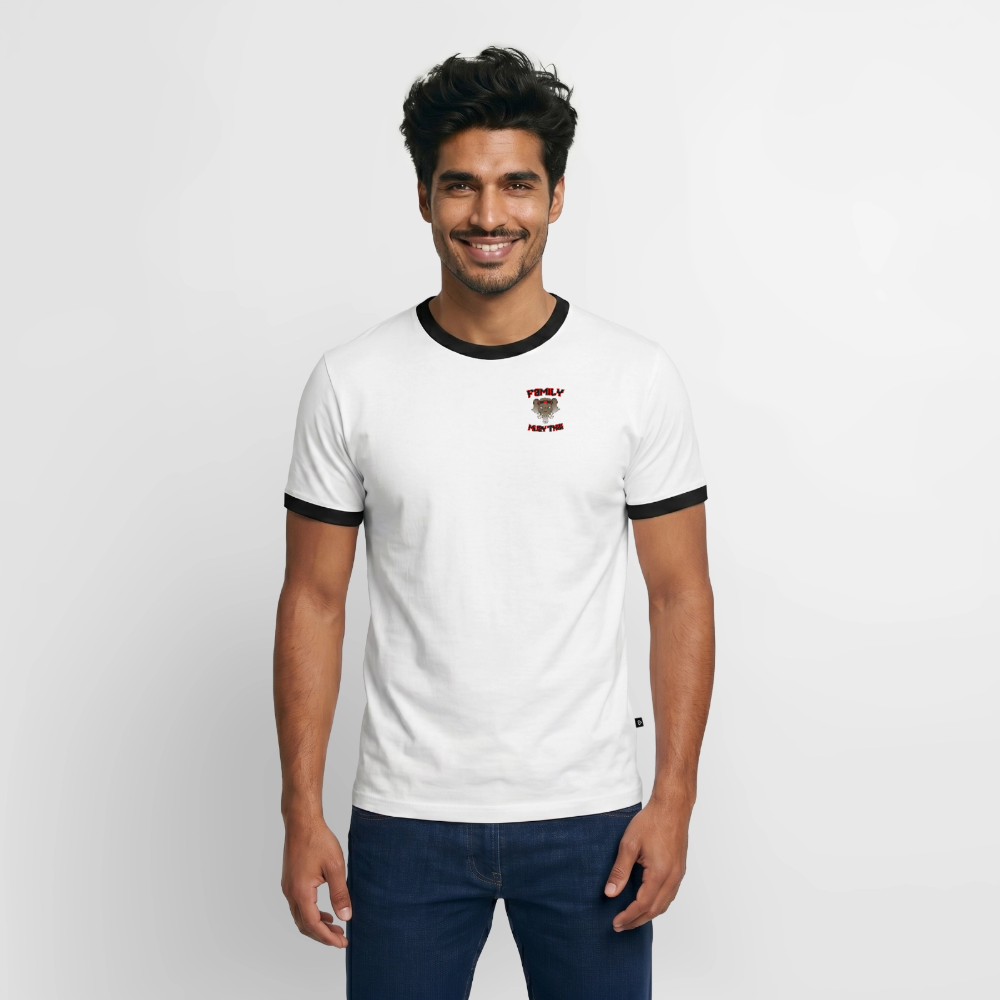 Men's Ringer Shirt - white/black