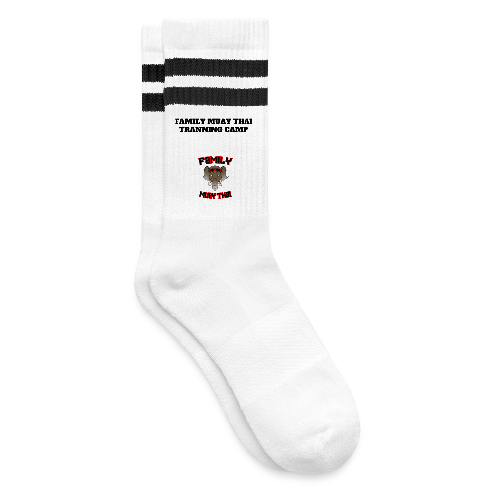 Chaussettes de tennis - blanc/noir