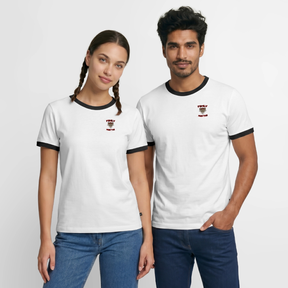 Men's Ringer Shirt - white/black