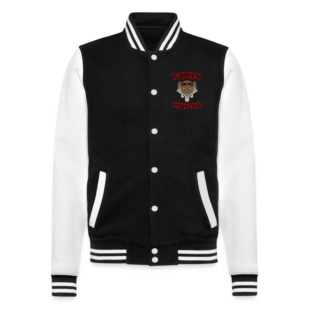 College Sweat Jacket - noir/blanc