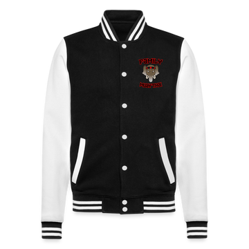 College Sweat Jacket - noir/blanc