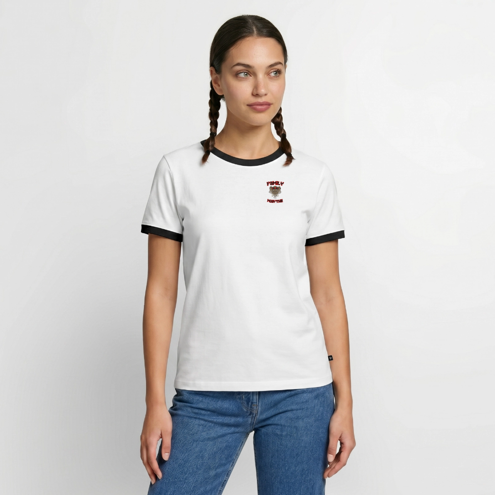 Men's Ringer Shirt - white/black