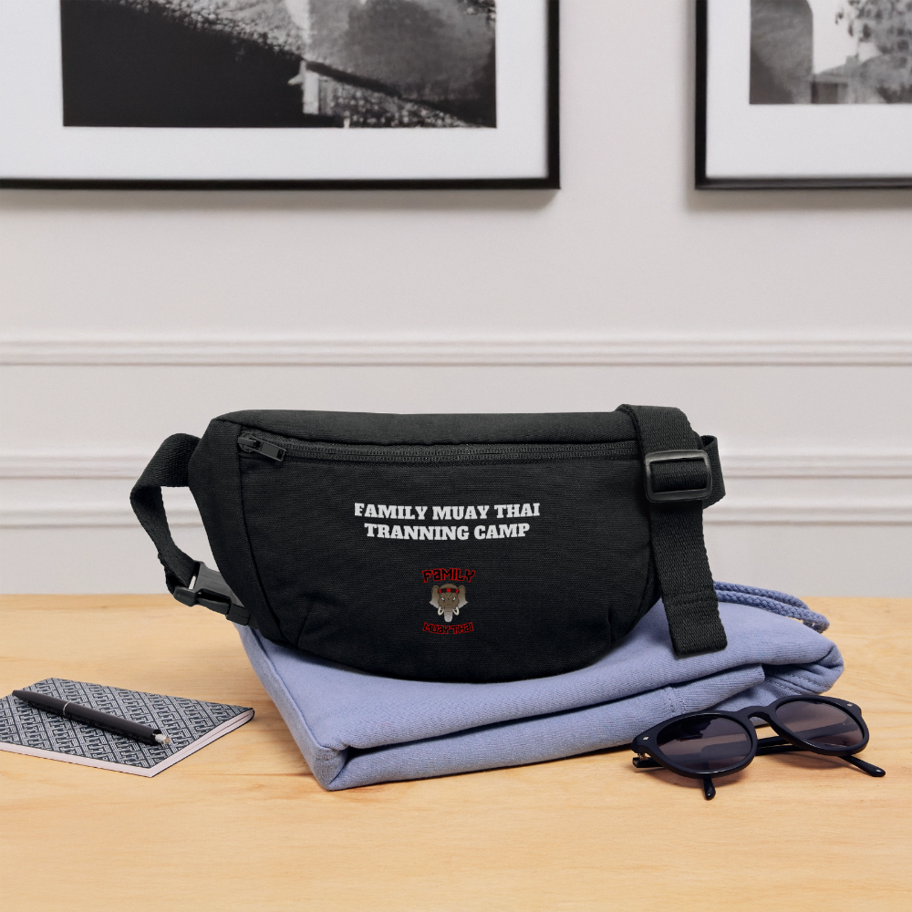 Sac banane recyclé Stanley/Stella - noir