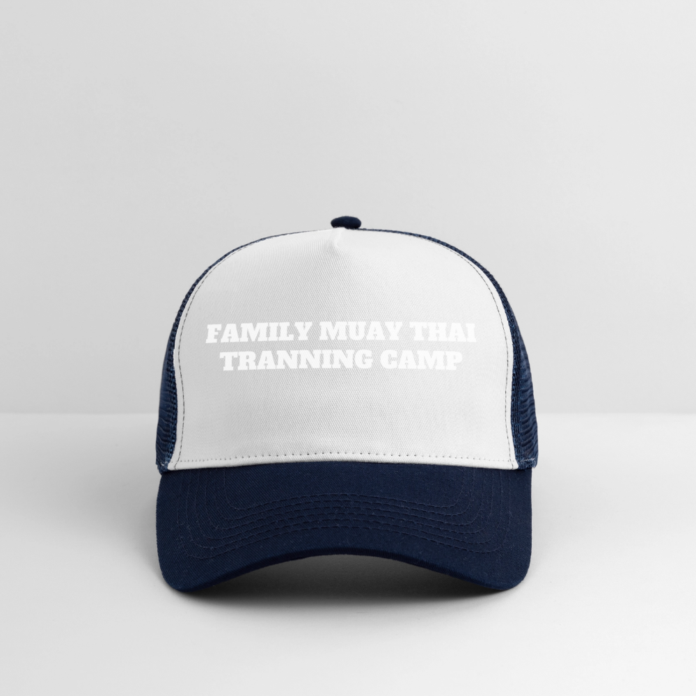 Trucker Cap - blanc/marine