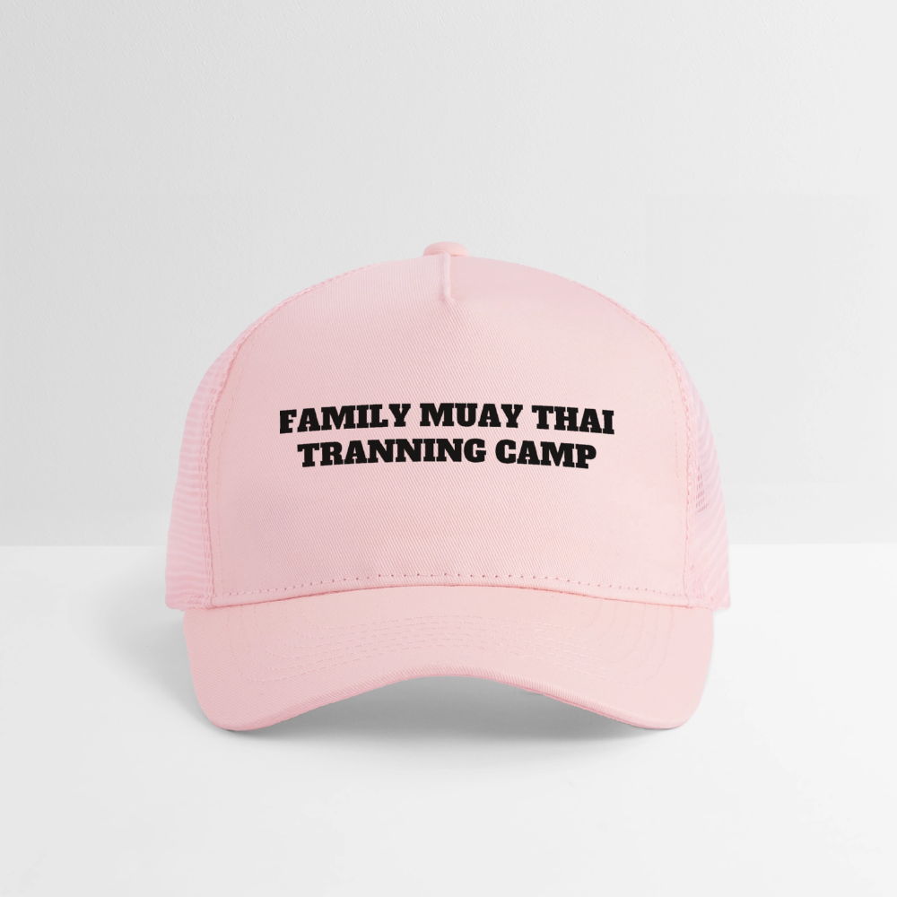 Casquette trucker enfant - rose pâle