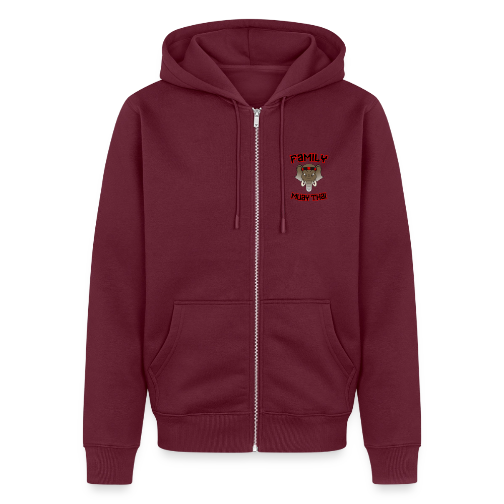 Veste à capuche Premium Homme - bourgogne