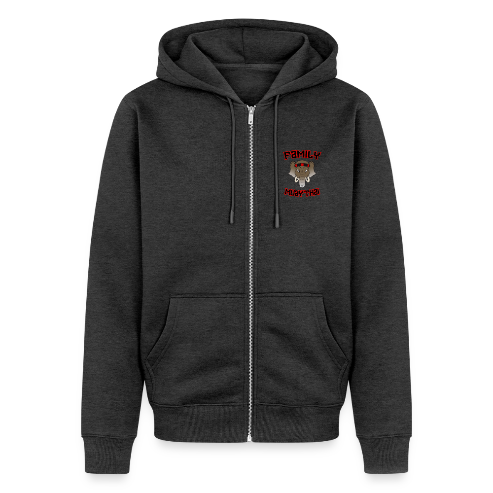Veste à capuche Premium Homme - anthracite chiné