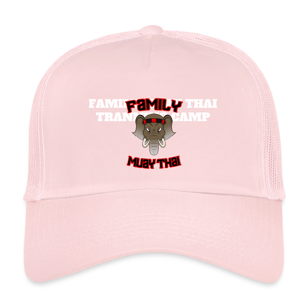 Casquette trucker enfant - rose pâle