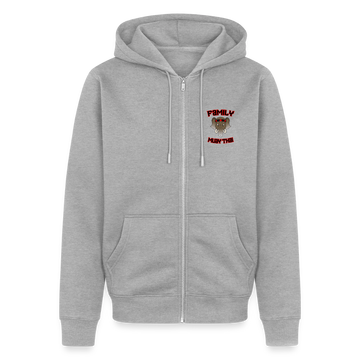 Veste à capuche Premium Homme - gris chiné