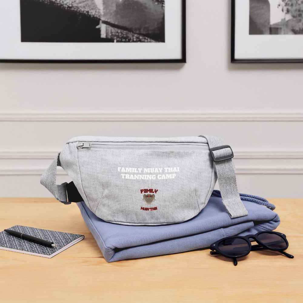 Sac banane recyclé Stanley/Stella - gris chiné
