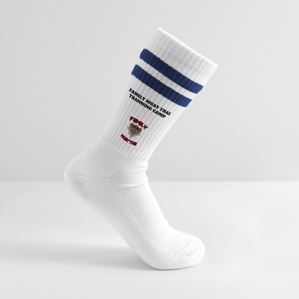 Chaussettes de tennis - blanc/marine