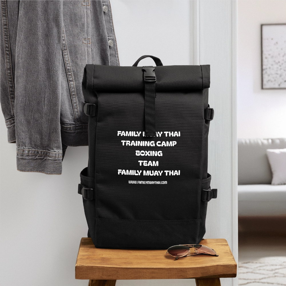 Sac à dos roll top - noir