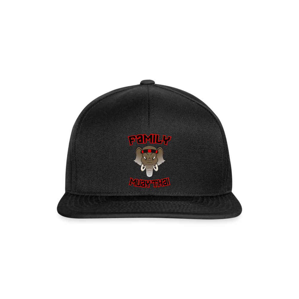 Casquette snapback - noir/noir