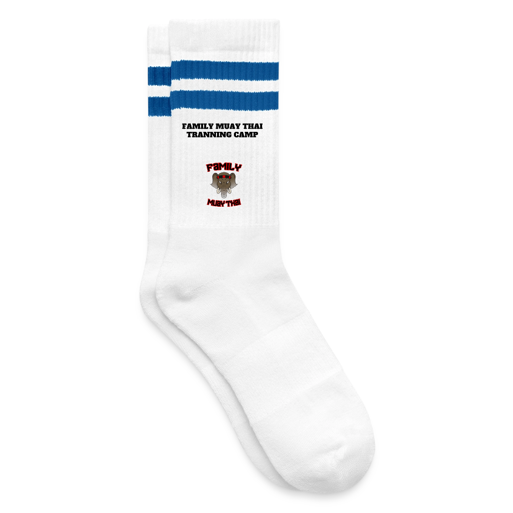 Chaussettes de tennis - blanc/bleu