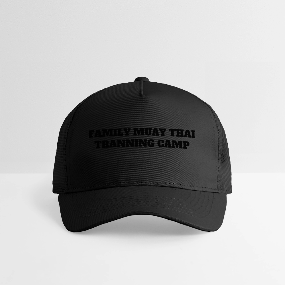 Casquette trucker enfant - noir/noir