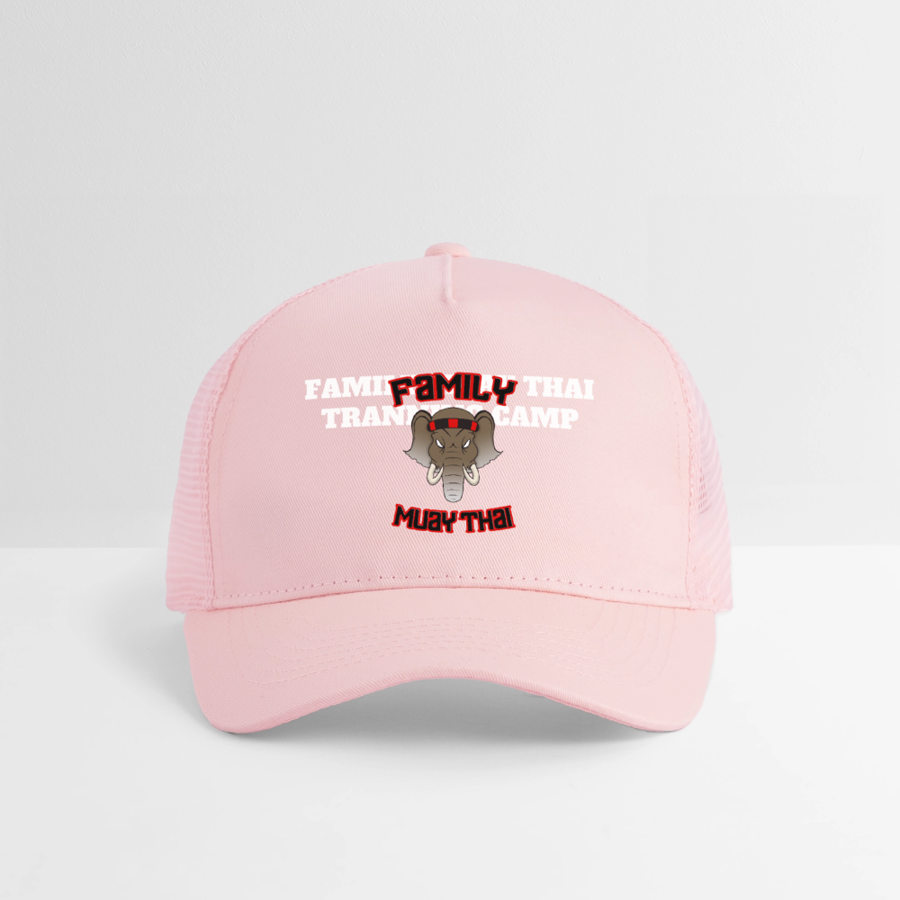 Casquette trucker enfant - rose pâle