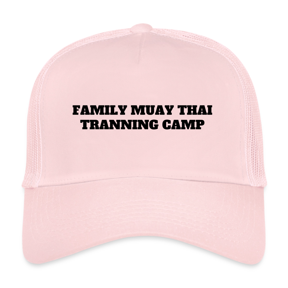 Casquette trucker enfant - rose pâle