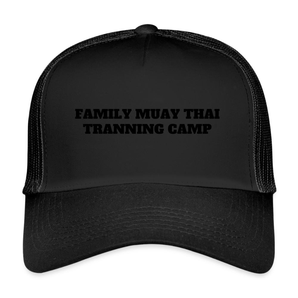 Casquette trucker enfant - noir/noir