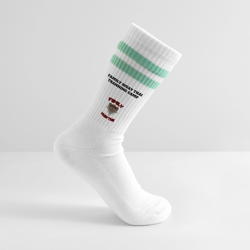 Chaussettes de tennis - blanc/menthe