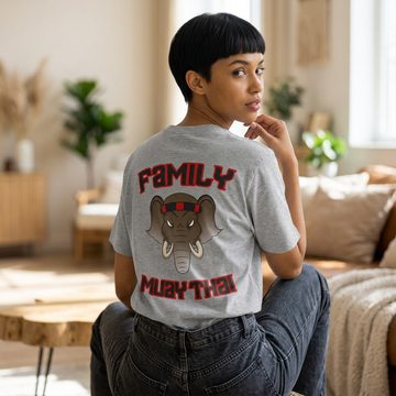 Elephant Heart Tee — Small Chest Cute Elephant Graphic T-Shirt