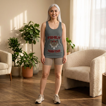 Muay Thai Elephant Tank Top — "Family Muay Thai" Martial Arts Gym Tank