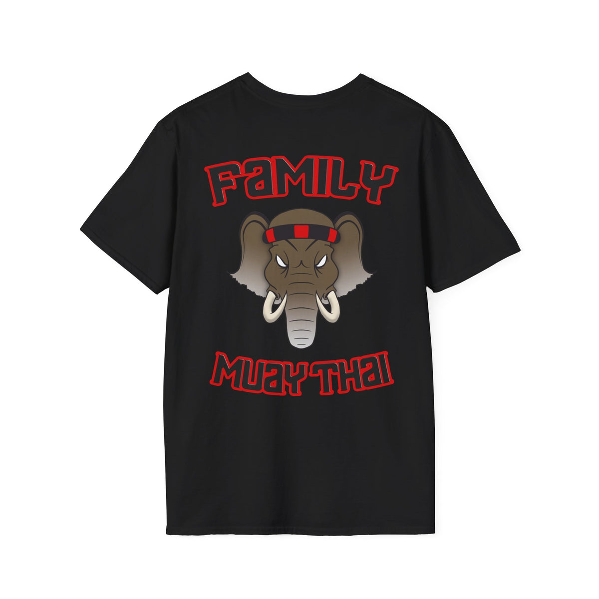 T-Shirt Éléphant Tribal – Motif Poche Discret | Family Muay Thai