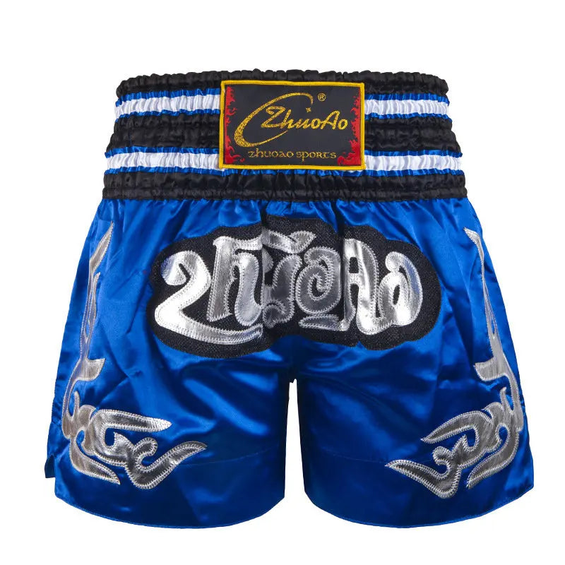 Short Muay Thaï Broderie – Homme, Femme & Enfant | Family Muay Thai