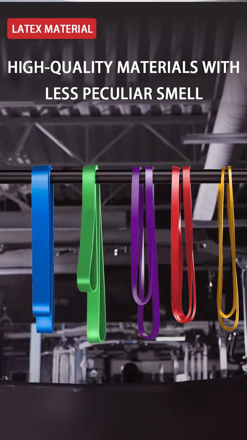 Bandes élastiques multicolores pour entraînement et renforcement
