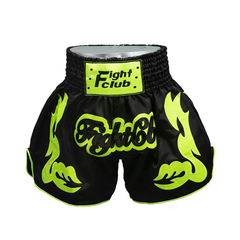 Short Muay Thaï Broderie – Homme, Femme & Enfant | Family Muay Thai