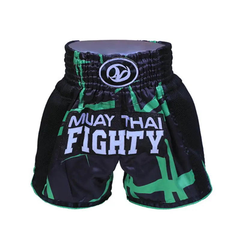 Short Muay Thaï Broderie – Homme, Femme & Enfant | Family Muay Thai