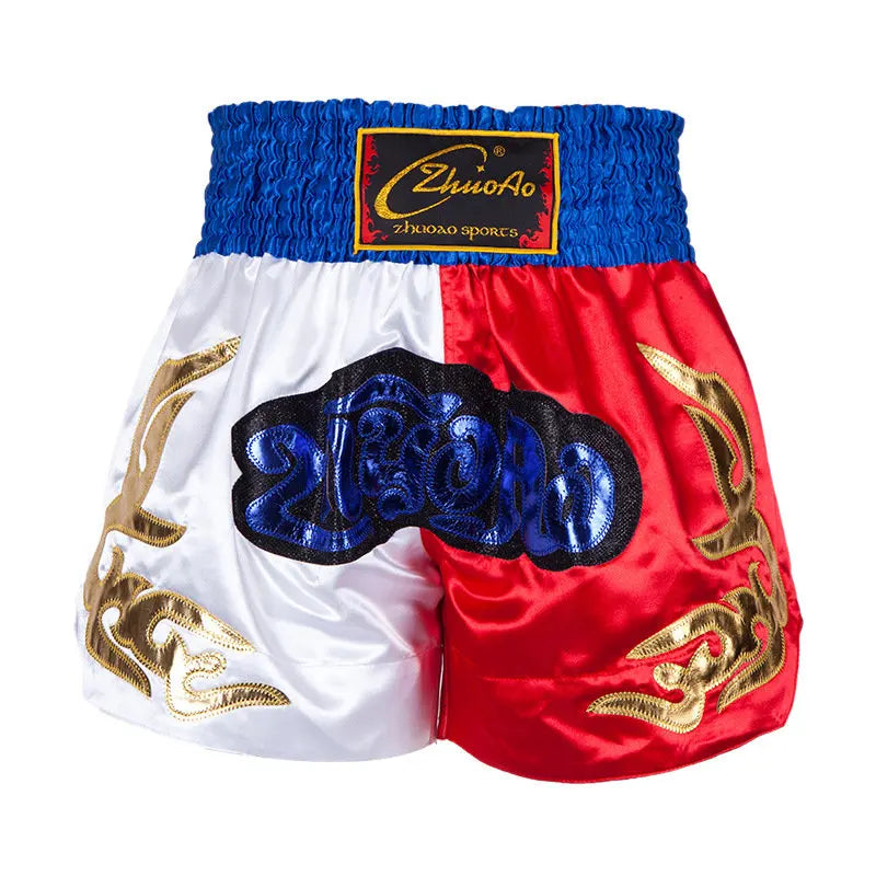 Short Muay Thaï Broderie – Homme, Femme & Enfant | Family Muay Thai