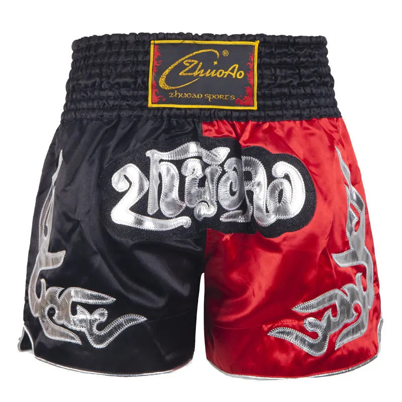Short Muay Thaï Broderie – Homme, Femme & Enfant | Family Muay Thai