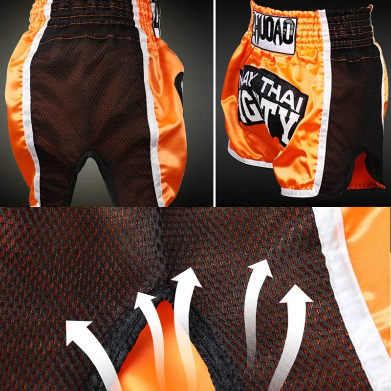 Short Muay Thaï Broderie – Homme, Femme & Enfant | Family Muay Thai