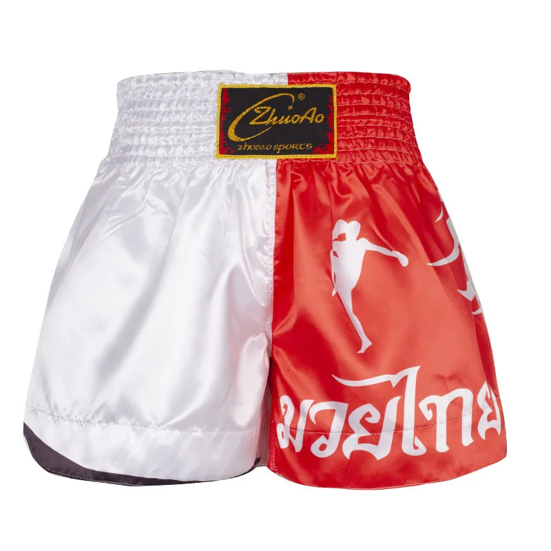 Short Muay Thaï Broderie – Homme, Femme & Enfant | Family Muay Thai