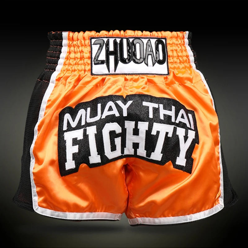 Short Muay Thaï Broderie – Homme, Femme & Enfant | Family Muay Thai