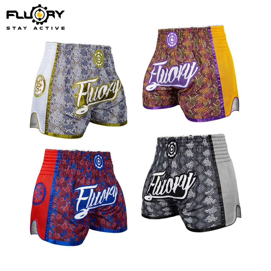 Short de Muay Thaï FLUORY – Liberté de Mouvement | Family Muay Thai