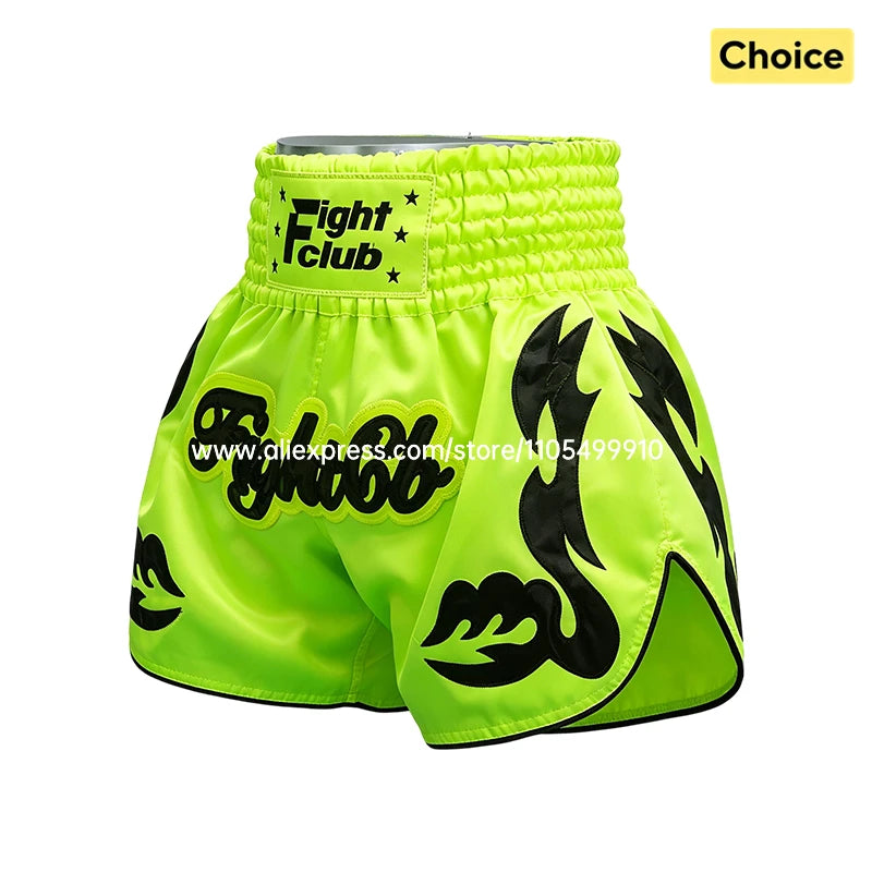 Short Muay Thaï Satin – Homme, Femme & Enfant | Family Muay Thai