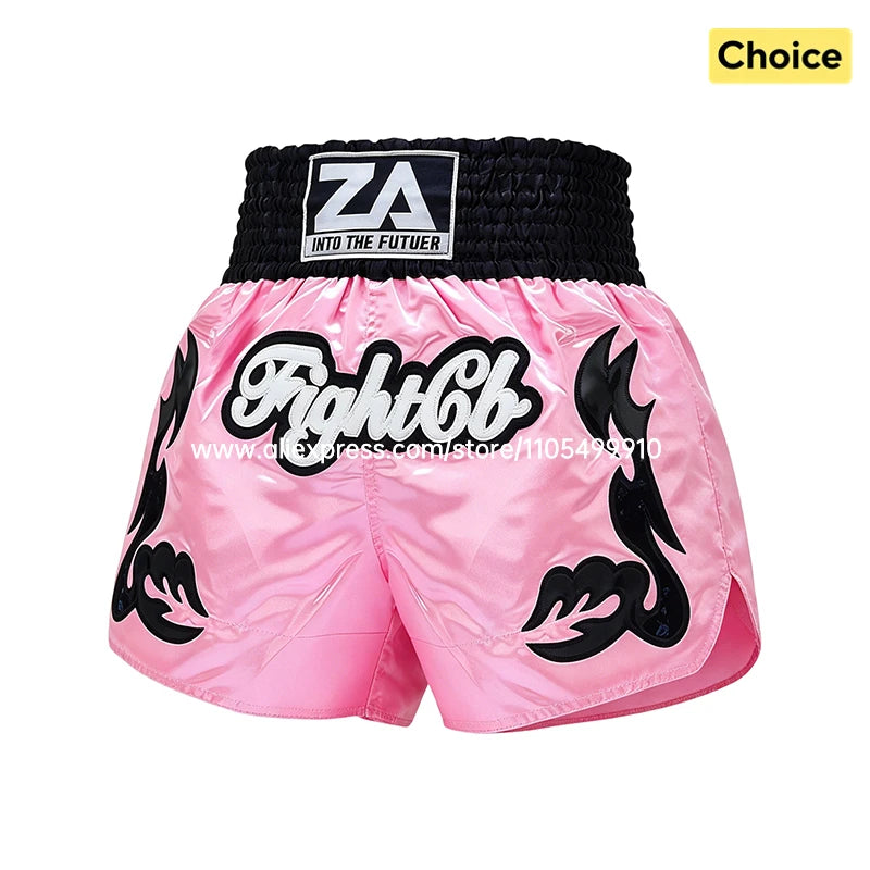 Short Muay Thaï Satin – Homme, Femme & Enfant | Family Muay Thai