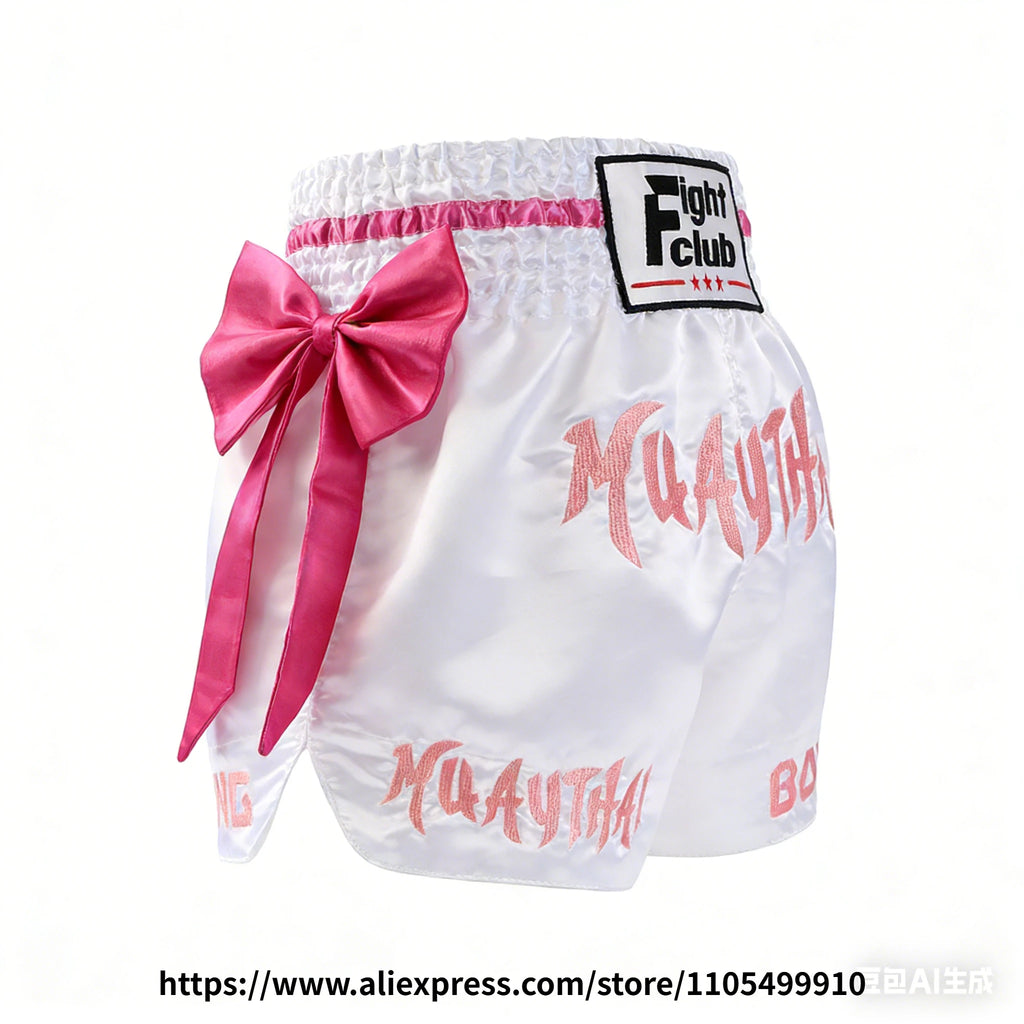 Short Muay Thaï Satin – Homme, Femme & Enfant | Family Muay Thai